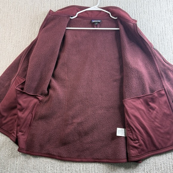 Patagonia Better Sweater Full Zip Women's Fleece Jacket Size XL Maroon - Picture 3 of 11